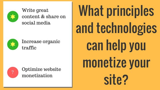 monetize your site 2017