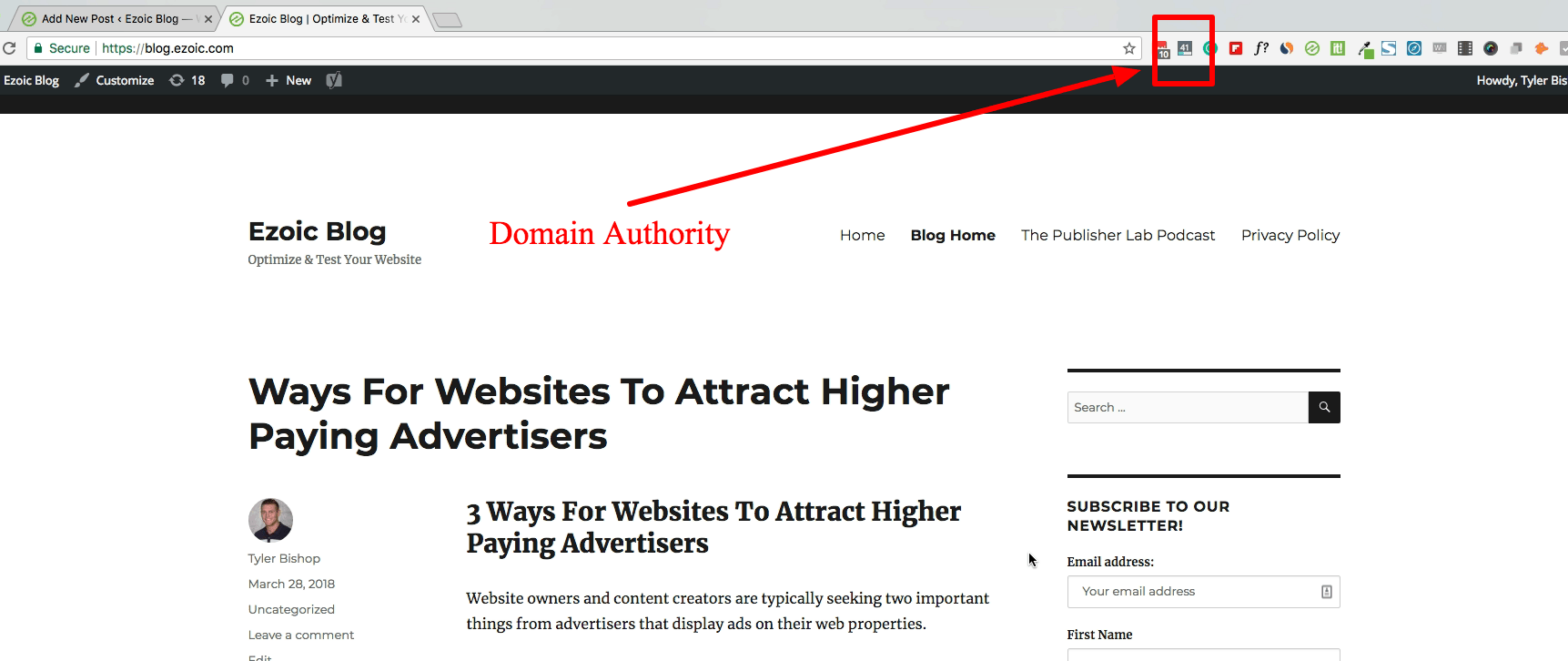 increase domain authority